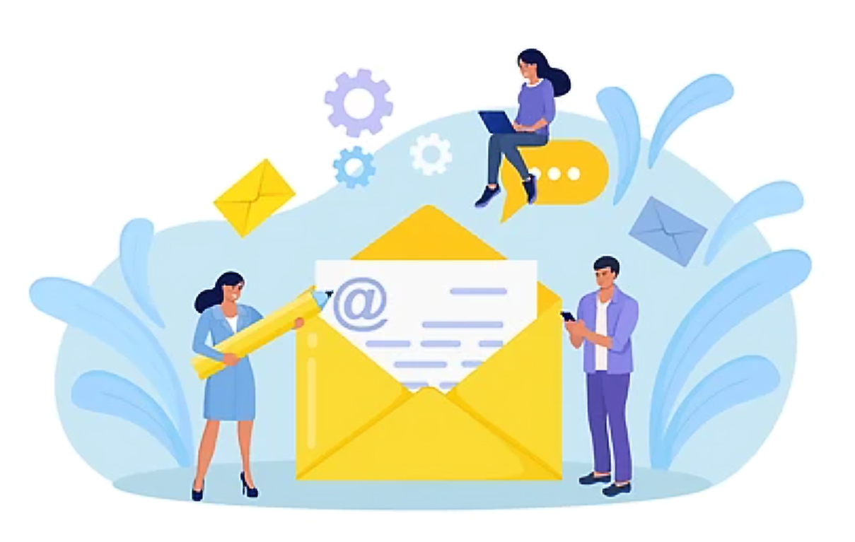 Topmailing — voorbeeld van een nieuwsbrief in de editor